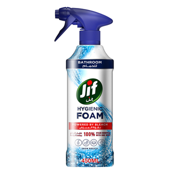 Jif Hygienic Foam Spray Bathroom 450Ml