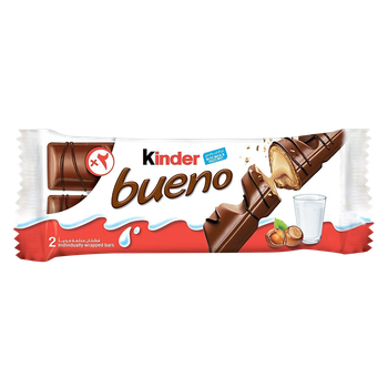 Kinder Bueno Milk Chocolate Bar 2 Bars 43g