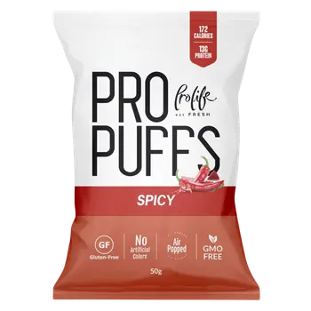 Prolife Spicy Air-Popped Chips 50g