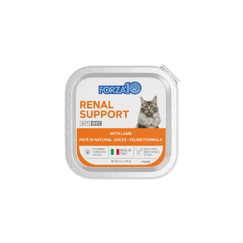 Forza 10 Renal Wet Cat Food For Kidney Health Support With Lamb 100g