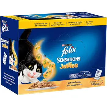 Purina Felix Sensations Jellies Cat Food 12x85g
