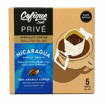 Cofique Prive Pour Over Specialty Nicaragua Coffee 5x12g