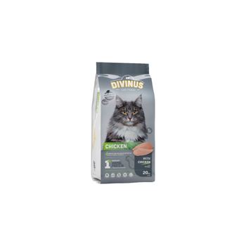 Divinus Dry Cat Food With Chicken High In Protein 20Kg