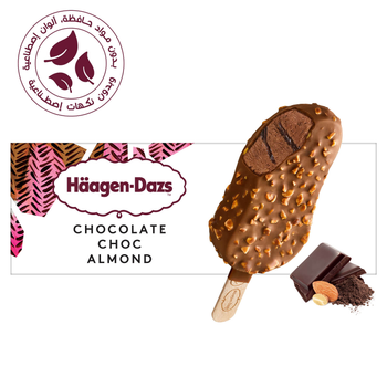 Haagen-Dazs Chocolate Choc Almond Bar 80Ml