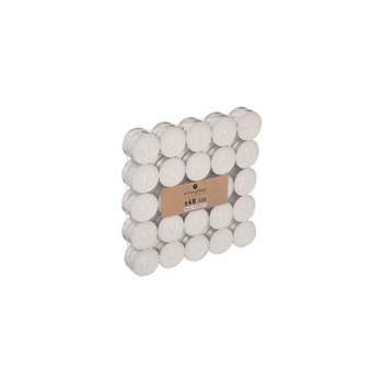 Saco Fragrance-Free Tea Light Candles 50 Pack