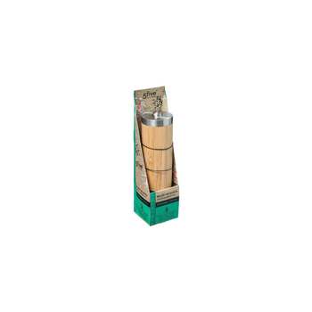 Saco 5five Electric Bamboo Salt & Pepper Mill 20.5cm