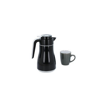 Enjoy Black Double-Wall Vacuum Jug 1L