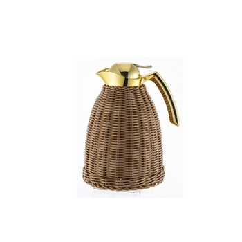 BIEN SERVI Beige Stainless Steel Vacuum Flask 1L