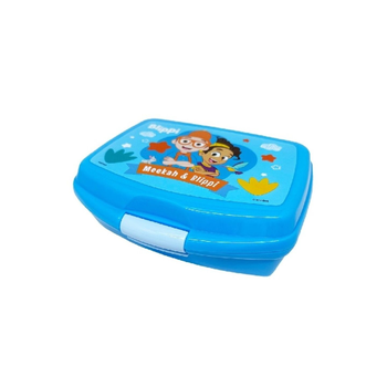 First Kid Blue Rectangular Lunch Box for Kids 6x14x17cm
