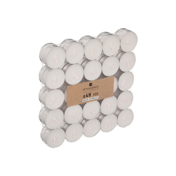 Saco Fragrance-Free Tea Light Candles 50 Pack