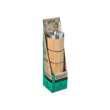 Saco 5five Electric Bamboo Salt & Pepper Mill 20.5cm