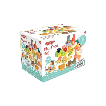 Casdon 40-Piece Play Food Set Multicolour