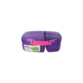 SISTEMA Assorted Color Triple Split Lunch Box 2L