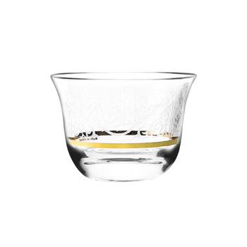 Wisteria 6-Piece Glass Cawa Cup Set Clear