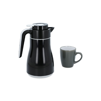 Enjoy Black Double-Wall Vacuum Jug 1L