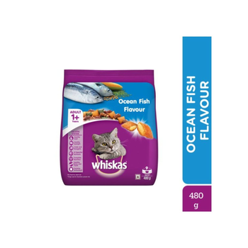Whiskas Ocean Fish Dry Cat Food 480g