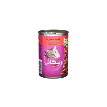 Whiskas Beef in Gravy Can Cat Food 400g