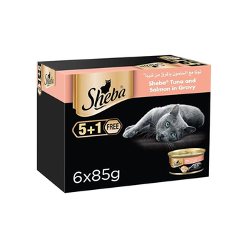 Sheba Cat Food Tuna & Salmon 6×85g