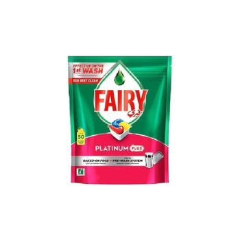 Fairy Platinum Plus Dishwasher Capsules 50 Pieces