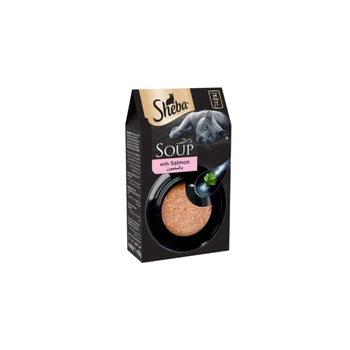 Sheba Cat Food Cat Soup With Salmon 4×40g