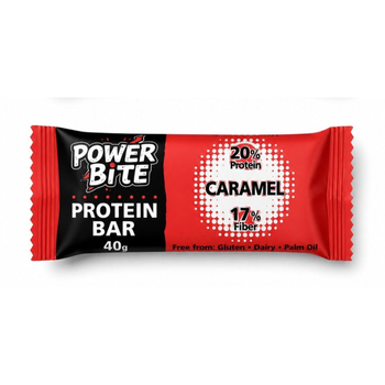 Power Bite Caramel Protein Bar 40g