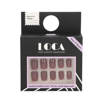 Loca Artificial Nails Natural Shape N3 1Pack