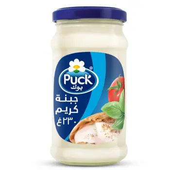 Puck Spreadable Cream Cheese Jar 230g