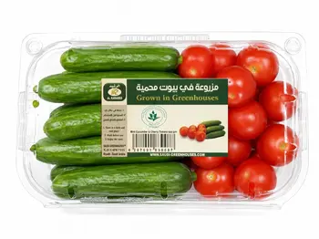 Hydroponic Mini Cucumbers & Cherry Tomatoes Box 500g