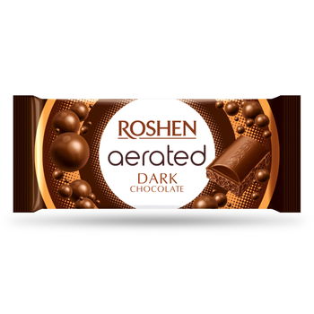 Roshen Aerated Dark Chocolate 80g