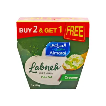 Almarai Premium Turkish Style Labneh 3×180g