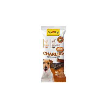 Gim Dog Dog Treats Soft Chicken & Game Meat Sausages 60g