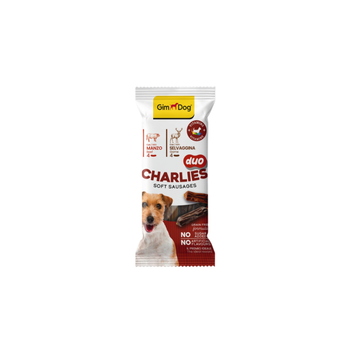 Gim Dog Dog Treats Soft Beef & Game Sausages 60g