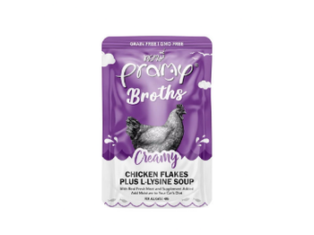 Pramy Wet Cat Food Creamy Soup Chicken Flakes 40g
