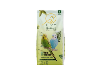 Rivo Budgie And Zebra Finch Food Natural Grain Mix 1Kg