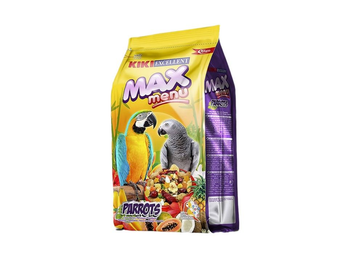 Kiki Max Menu Large Parrot Food Balanced Mix Of Grains Fruits And Nuts 1Kg