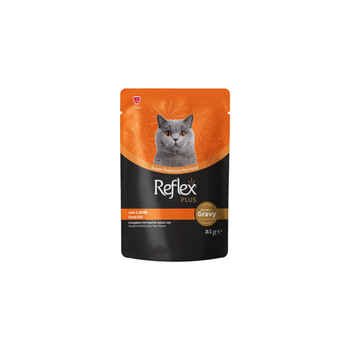 Reflex Plus Lamb Gravy Cat Food 85g