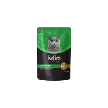 Reflex Plus Duck & Rabbit Cat Food 85g