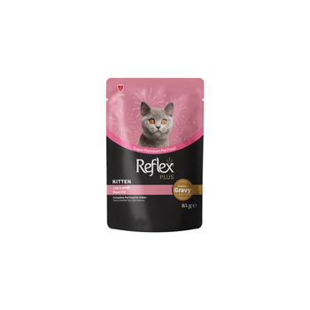 Reflex Plus Lamb Kitten Wet Food 85g