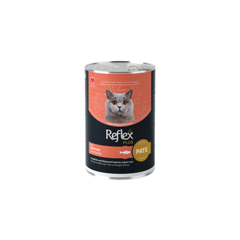 Reflex Plus Salmon Pate Cat Food 395g