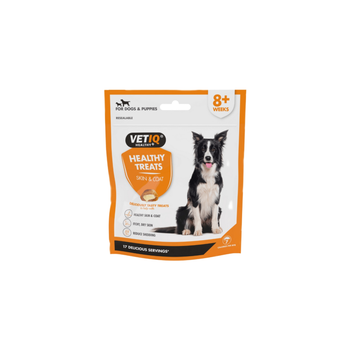 Vetiq Crunchy Treats With Creamy Filling For Adult Dogs And Puppies – Supports Skin And Coat Health 70g