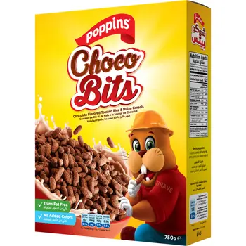 Poppins Choco Bits Chocolate Cereal 750g