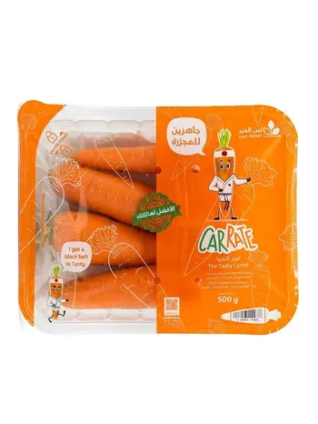 Leen Alkhair Carrot Resealable Tray 500g