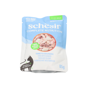 Schesir Tuna & Seabass in Jelly Wet Food for Cats 85g