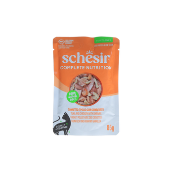 Schesir Tuna & Chicken Shrimp Cat Food 85g