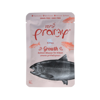 Pramy Salmon Mousse for Kittens 70g