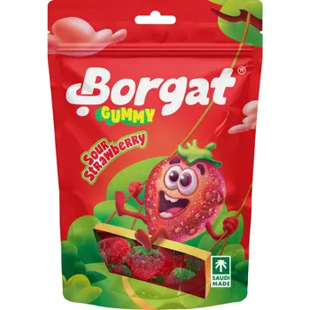 Borgat Sour Strawberry Gummy 80g