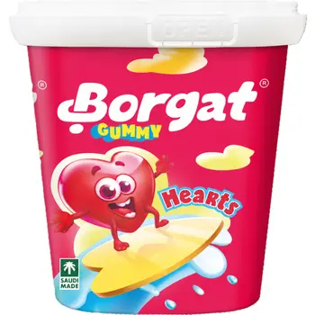 Borgat Gummy Heart Berries Tubs 160g