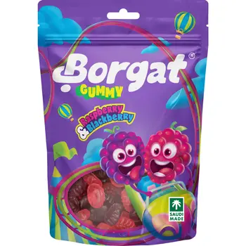 Borgat Raspberry & Blackberry Gummy 80G