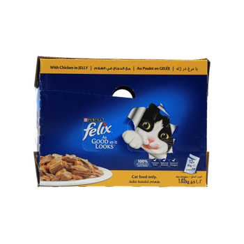 Purina Felix Chicken Cat Pouch 12x85g