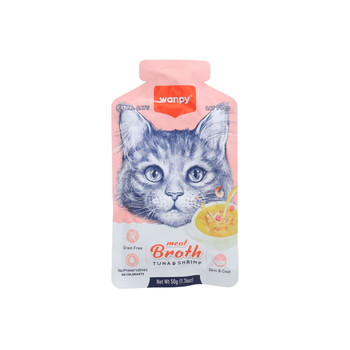Wanpy Meat Broth Tuna & Shrimp 50g